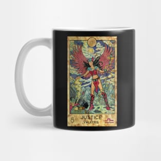 Justice. Major Arcana Tarot Card. Mug